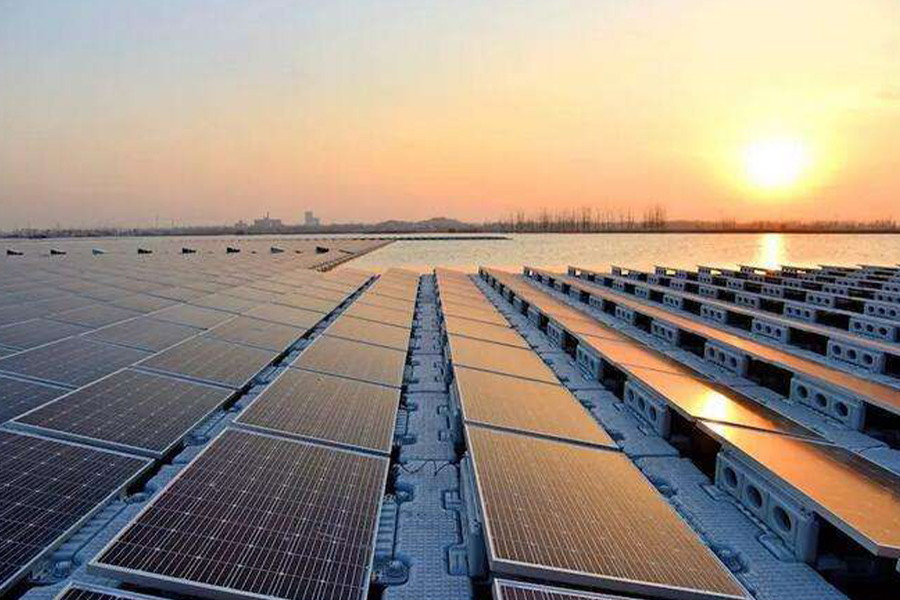 Rybářský projekt jezera Baoying Sheyang – solární hybridní projekt (Jiangsu)