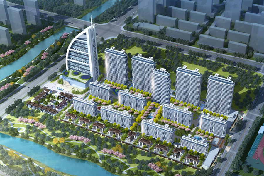 Svět Xuancheng Times (stavební projekt Anhui)